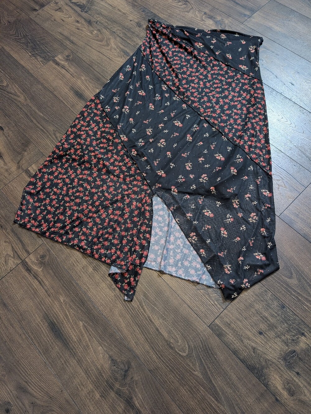 ARULA Black Stretch Jersey Skirt Size 1X Or B See Measurments